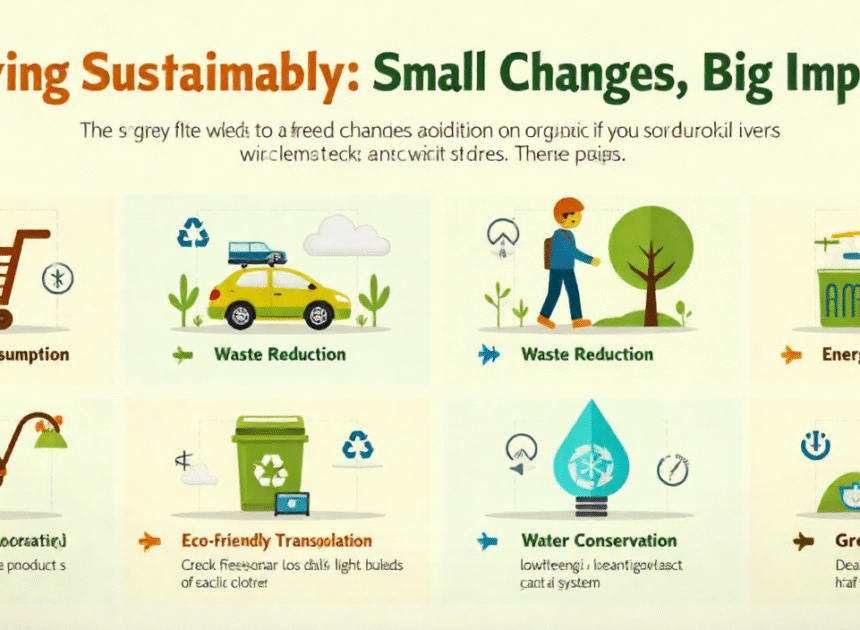 Embracing a Sustainable Lifestyle: Practical Tips for Living More Mindfully